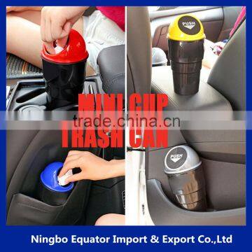 OEM or custom Car Trash Mini Cup Box Can Car Garbage Bin Dust Rubbish bin                        
                                                Quality Choice