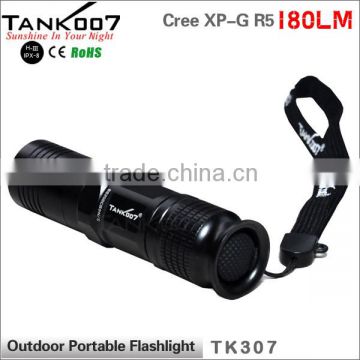 Tank007 manufacture supply waterproof mini LED flashlight torch wholesale