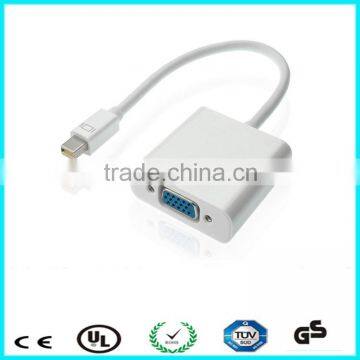 Hot sell cable adapter mini dp to vga for Macbook