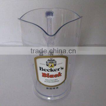 1.5L/1L marks clear Plastic beer pitcher