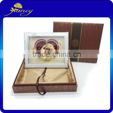 3D gold foil photo frame for wedding souvenir