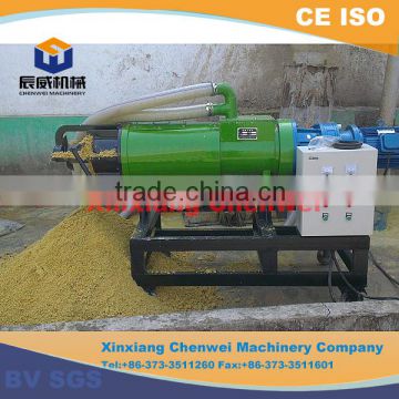 China Chenwei made Resource recycle and reuse cow manure dehydrator machine, animal manure dewater machine