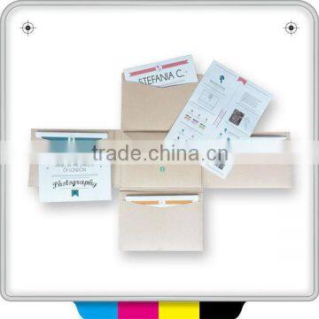 Wholesale kraft paper envelope printing with card
