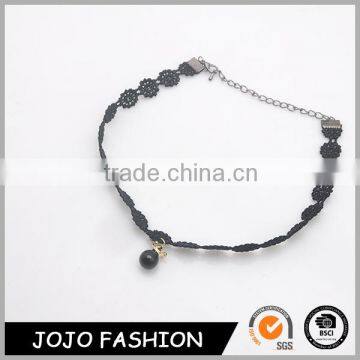 Wholesale popular woman black choker necklace