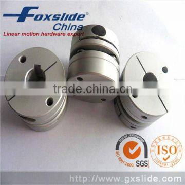 Inner Holes 8mm+10mm Diaphragm Coupling Coupler Double Disc Flexible Couplings D26mm Servo Motor Clamping Disk Coupler