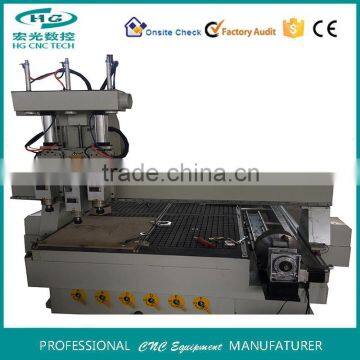 High quality business industrial HG-1325AH3 Shift Spindle 3D&relief Wood cnc router with rotary axis