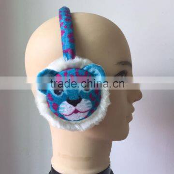 Fox / Owl / Rabbit / Leopard Cartoon Children Knitted Plush Winter Warm Children Telescopic Earmuffs 2016 Children Accessories photo-3