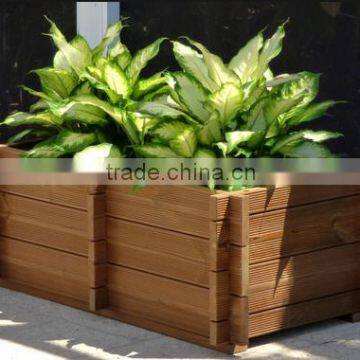 wooden planter box