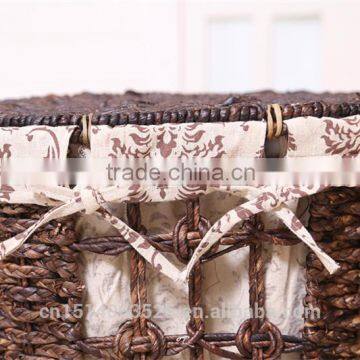 Set of 3 Maize Weaved Laundry Hamper With Lining photo-2