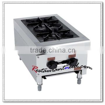 K219 Kitchen Equipment Stainless Steel 2 Burner Gas Stove