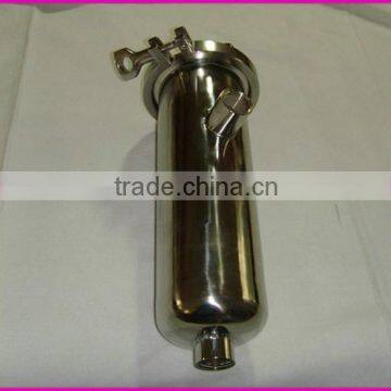 Stainless steel water filter housing