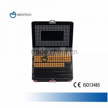 Sterilizing box for orthopedic screws