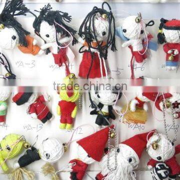 STR0866 Chain Yellow Handmade Voodoo Doll photo-6