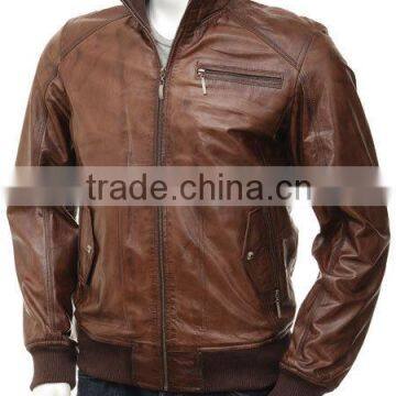 man fashion leather jackets brown