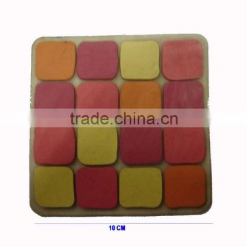 non-phthalate and lead free custom square soft pvc cup mat for promotion