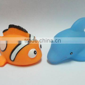 new arrivel rubber bath animal toy baby bath toy