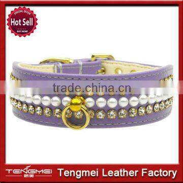 2014 Hot sell high quality bling collars small dogs