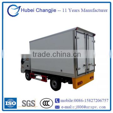 CCC certificated JAC mini gasoline refrigerator truck