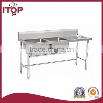 assembly Double Sink with Table