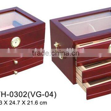 Cigar storage MDF boxes with drawers