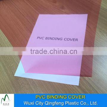 A4 A3 0.12mm 0.14mm 0.17mm 0.18mm 0.20mm 0.30mm PVC Book Binding Cover PVC Sheet For Plastic Book Binding Covers