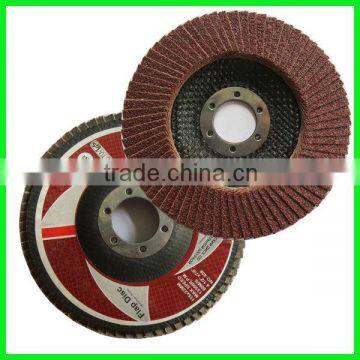 China manufacture flexible flap disc for abrasives machines