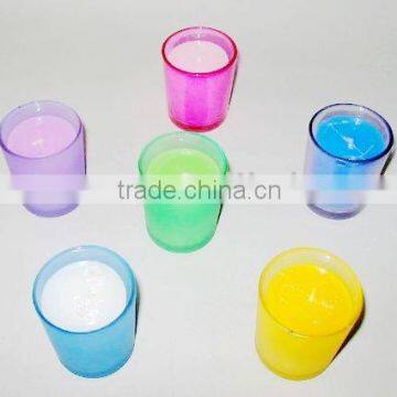 Glass votive holder