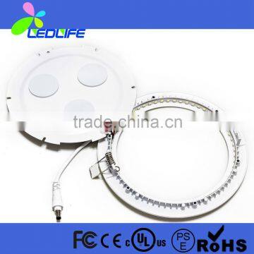 Led light source High lumen IP44 2700K-6500K aluminum slim 6w round led panel lighting