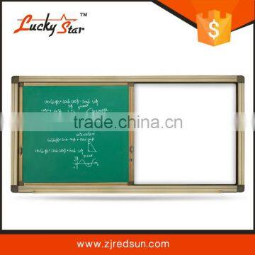 flexible School sliding magnetic whiteboard with wheel for school classroom