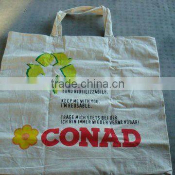 100% cotton promotion printed foldable cotton bag