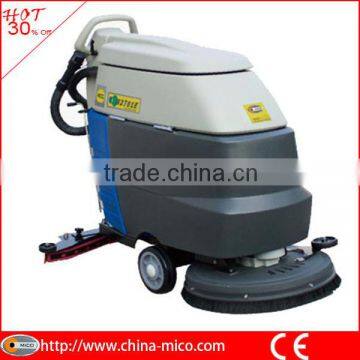 Electric power scrubber concrete scrubber cleaning machine