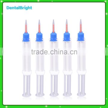 2016 Professional Manufacture 5 ml Dual Barrel Syringe Gel Teeth Whitening Gel