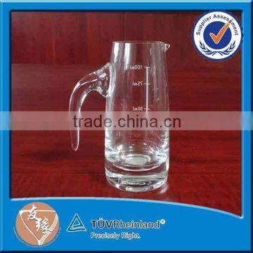 custom made high quality 90ml small glass carafe