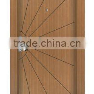 high quality Turkey steel wooden Armored Door