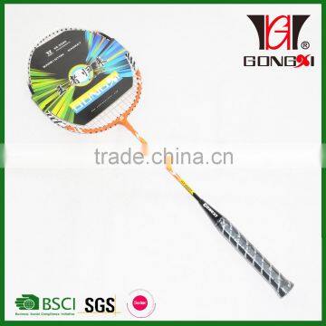 GX-6005 ORANGE best quality aluminium&steel legendary good badminton rackets prices/racquet