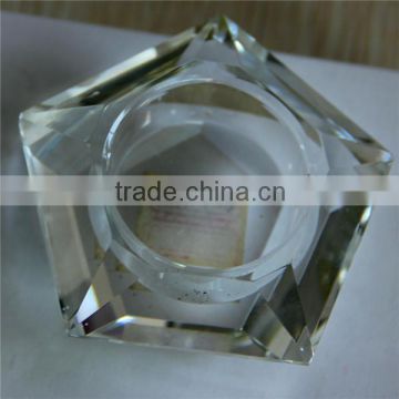 Five-pointed Decorative Crystal Ashtray,pure crystal ashtray ,crystal ashtray for home uses