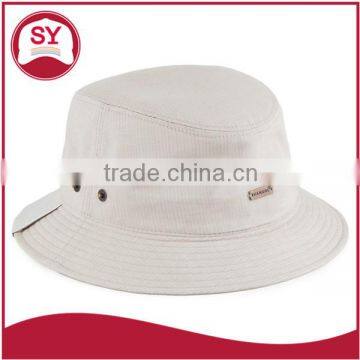 promotional white custom bucket hat