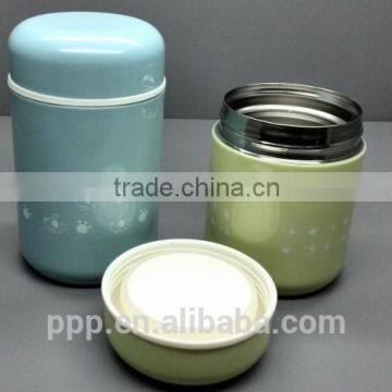 300ml 400ml thermal food container/double layer stainless steel storage thermos/ insulated soup container vacuum bowl