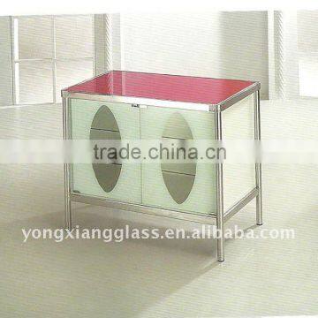 TV Stand Glass Panel