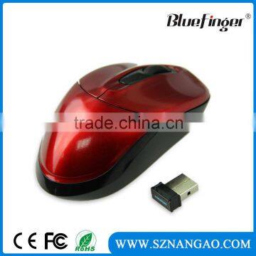 Red cute Custom Factory price for USB wireless computer mouse