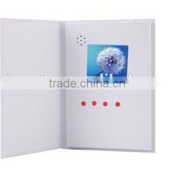 Customize 4.3 '' Lcd Video Brochure Card , Promotional Video Card, electronic video displayer