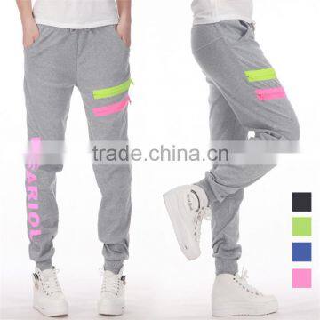Custom Women Sport Pants With Zipper