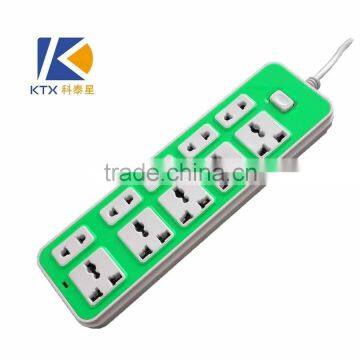 10 Outlet Movable Extension Cord Socket