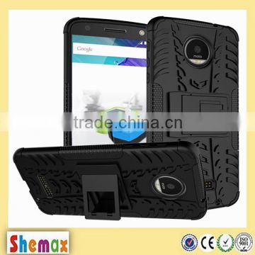 New TPU+PC hybrid kickstand case for motorola moto x4/Z droid