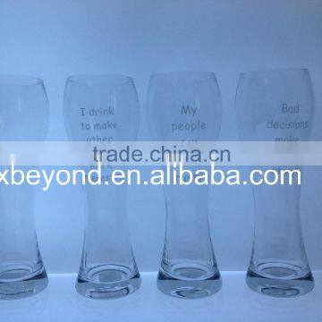 Chinese Cheap Pilsner Beer Glass