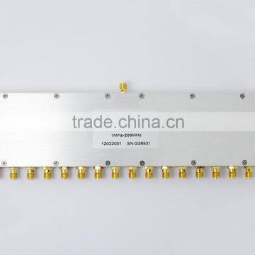 Sixteen-way power divider
