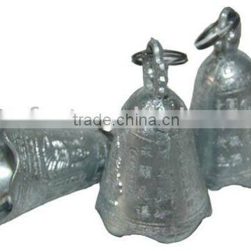 Zinc Buddhism engraved bell A2-118