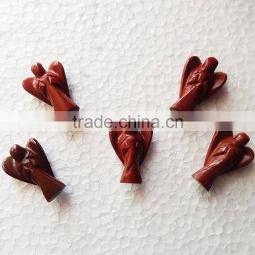 Red Jasper 1INCH Angels | Wholesale Gemstone Angels - Prime Exports