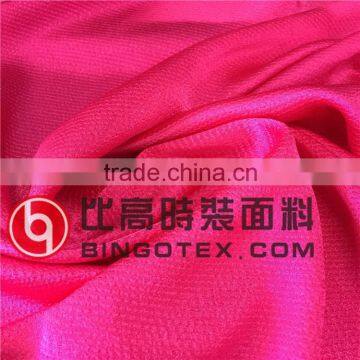 Bubbles on Red Satin Fabric for Dress Lining photo-2