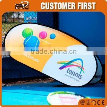 Promotional Steel Frame Custom Logo Printed Bean Banner